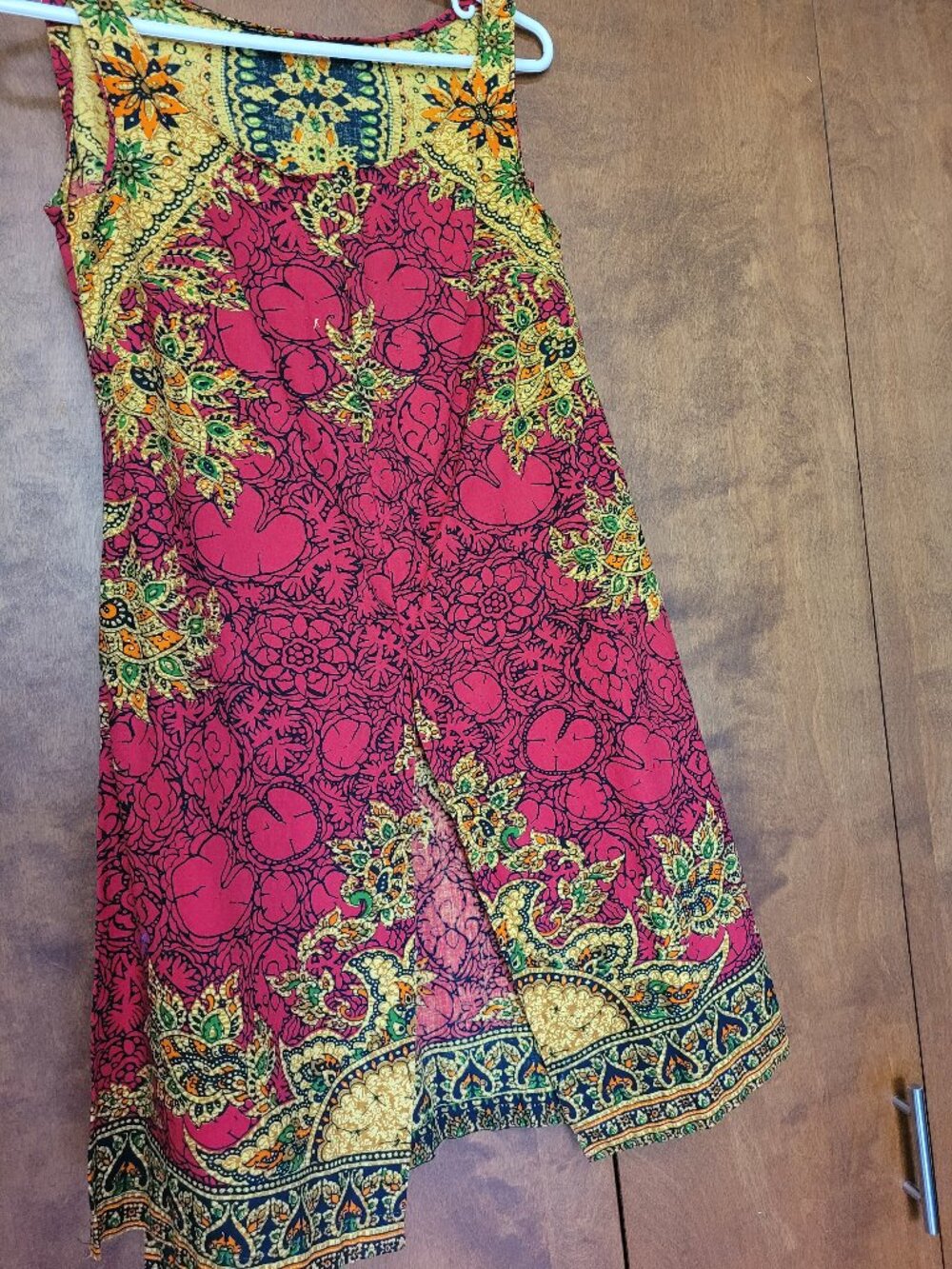 Handmade tunic from vintage fabric, size Medium
